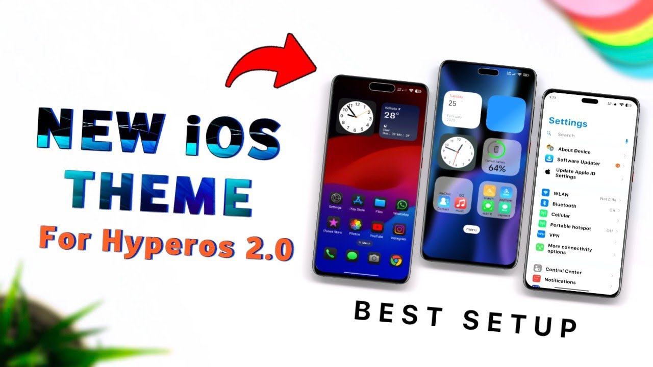 😍 Try This Perfect iOS Theme For HyperOS 2.0 | New ios theme | ios themes