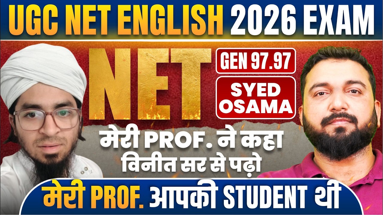 Unbelievable 🔥Success Story Of UGC NET English Qualified Student Ft. Osama