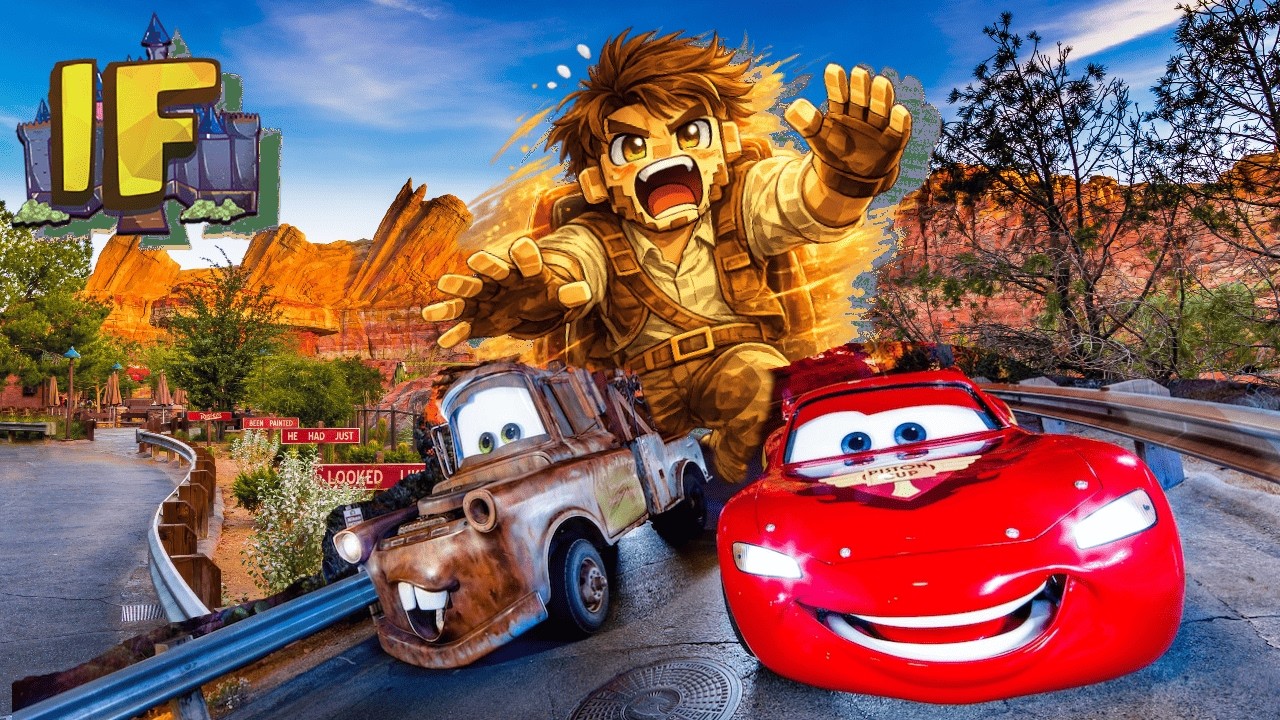 Radiator Springs Racers in Minecraft?! 🏜️🏁 Desert Racing Adventure – ImagineFun