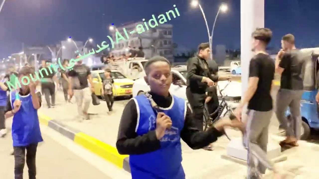 موكب شباب القاسم(ع) في البصرة/القبلة/حي الشهداء يحيي الليلة السادسة من محرم1446 هجرية في شارع البريد