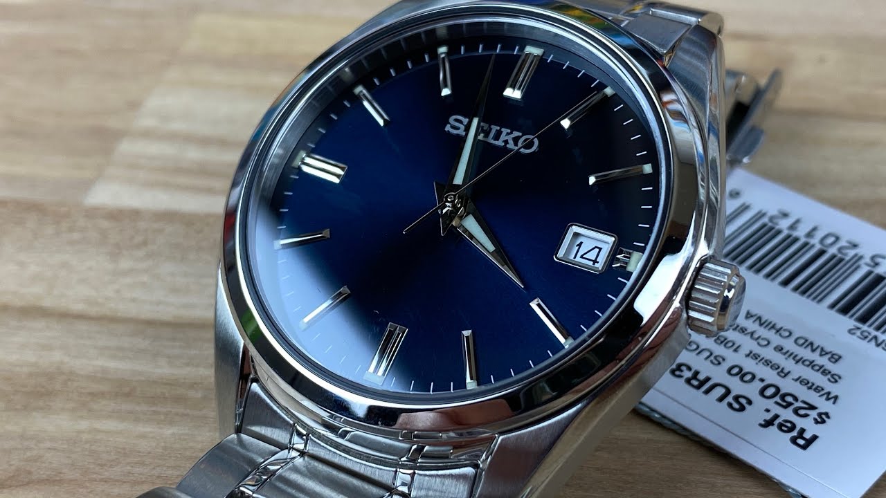 Seiko sur309 quartz dress with sapphire
