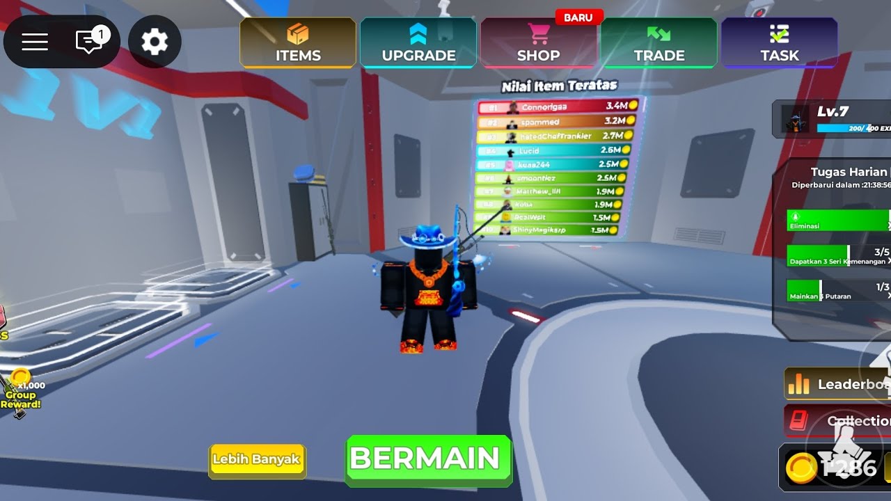 Main roblox,nama game: sniper arena