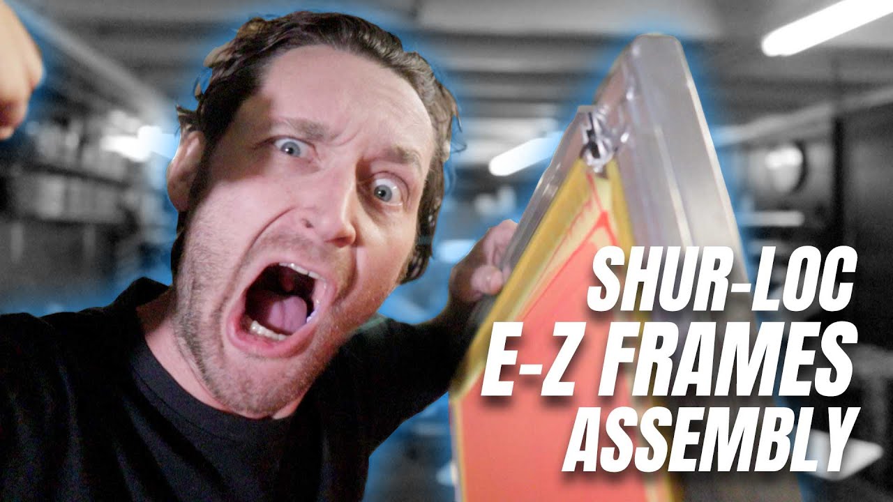 Screen Printing Frame Making with the incredible Shur Loc EZ frame System