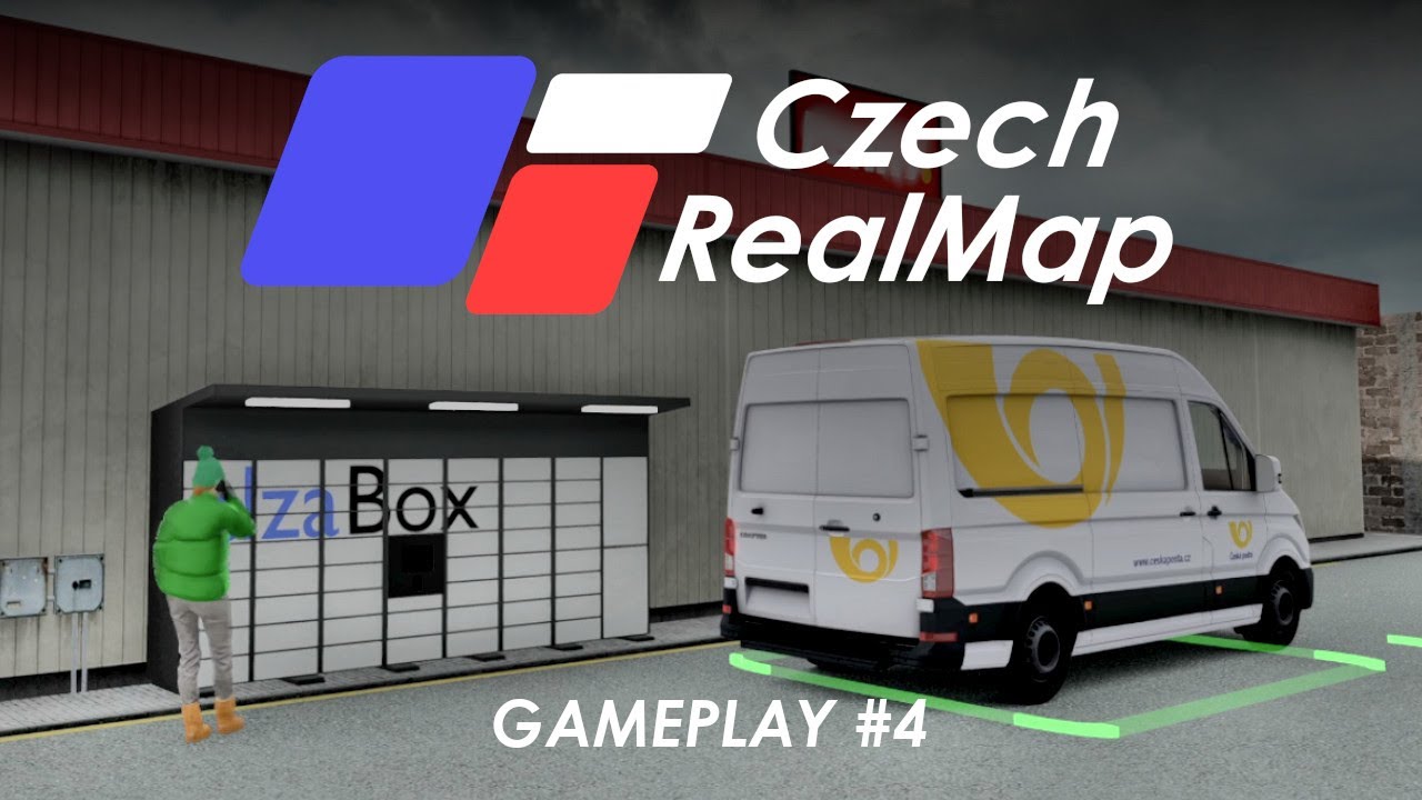 CHAOTICKÉ PŘEDVÁNOČNÍ RÁNO KURÝRA ČESKÉ POŠTY | ETS2 | CRM + MajVanSolo + SNOWYMOON 4K GAMEPLAY