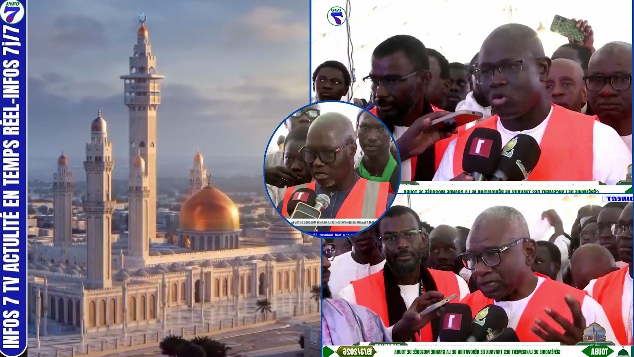 Rénovation grande mosquée de Touba, l’entrepreneur éclairci le déroulement
