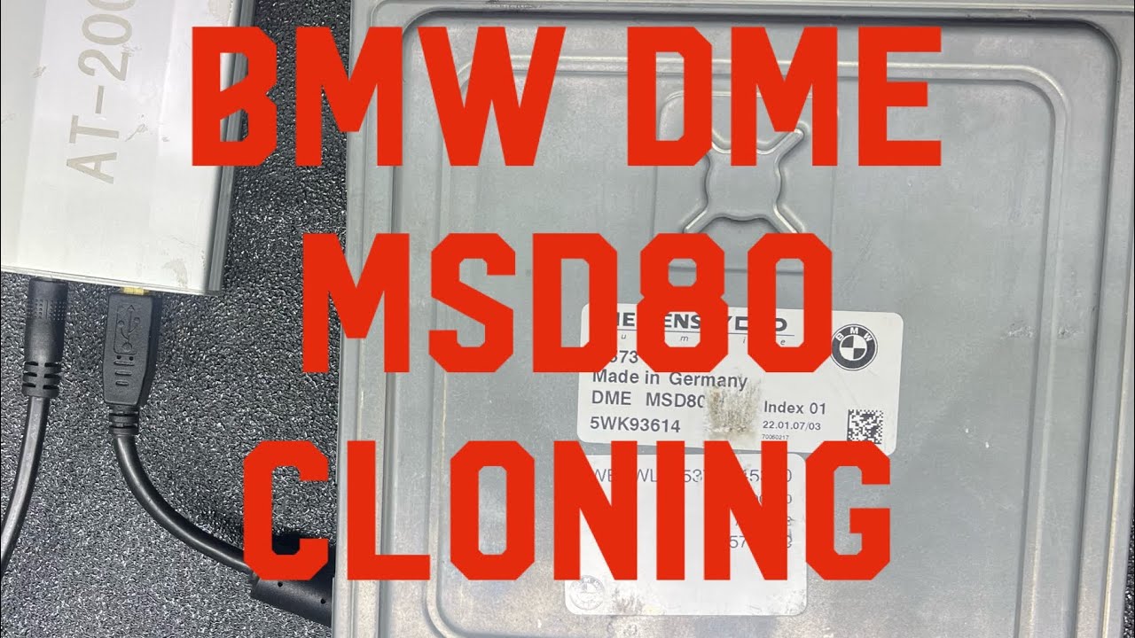 BMW SIMENS/CONTINENTAL MSD80 Cloning