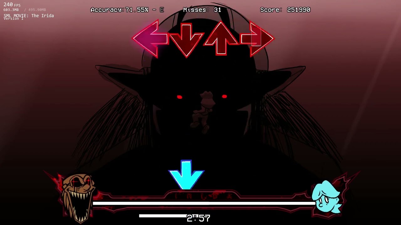EXEcretion Infinite Irida Fanmade chart gameplay!