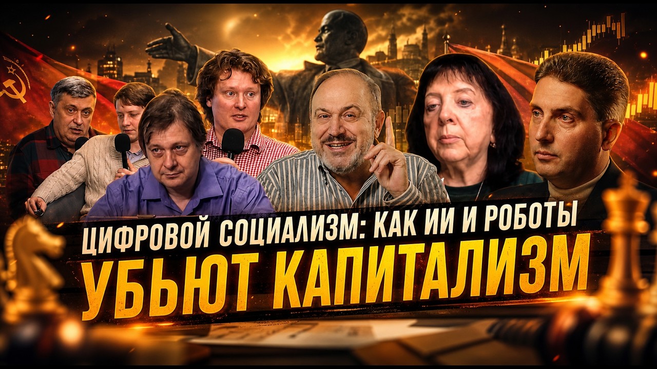Цифровой социализм: как ИИ и роботы убьют капитализм | Коммунизм как позитивный сценарий будущего