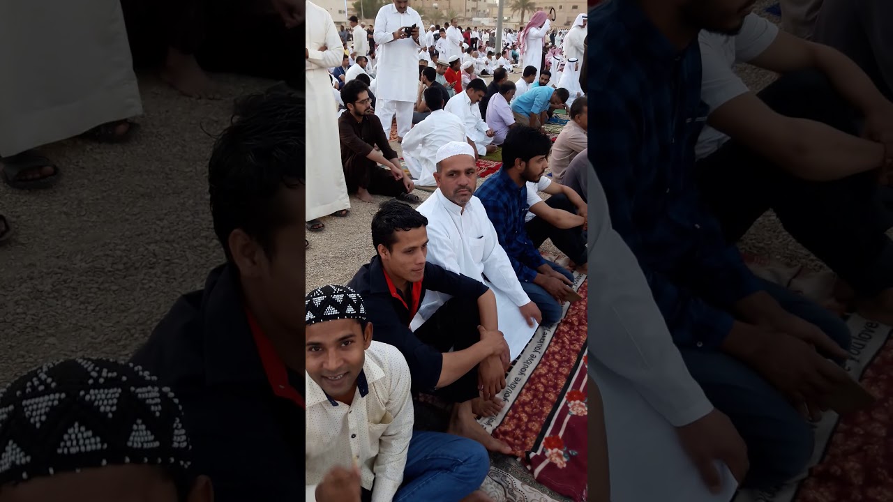 Eidulfiter in saudi Arabia.