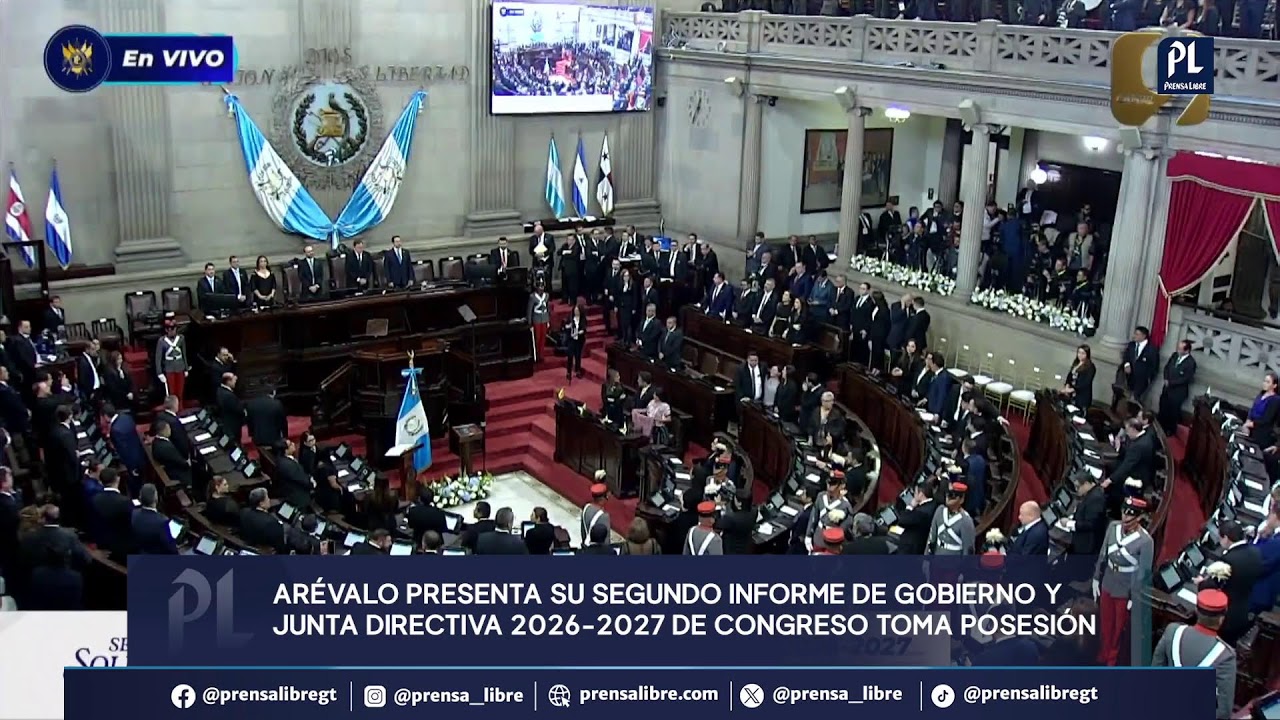Sesión solemne en el Congreso: Arévalo asiste y Nery Ramos deja la presidencia legislativa