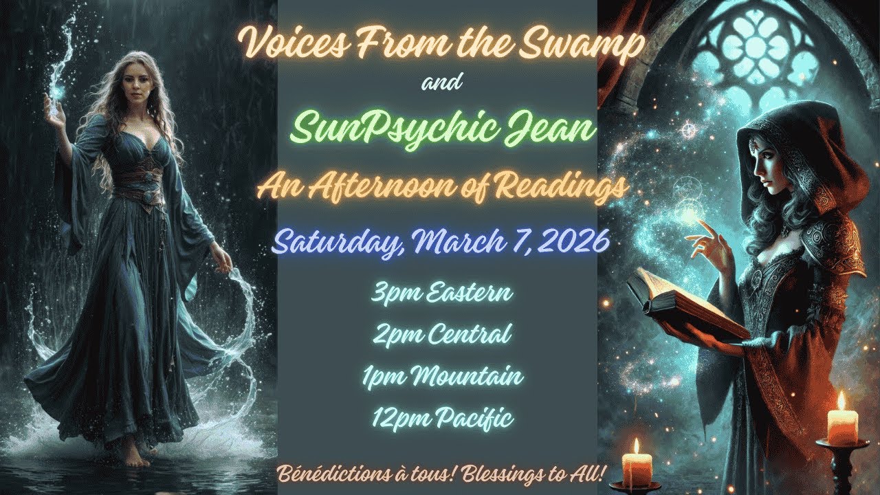 Saturday Afternoon Readings with SunPsychic Jean - March 7, 2026
