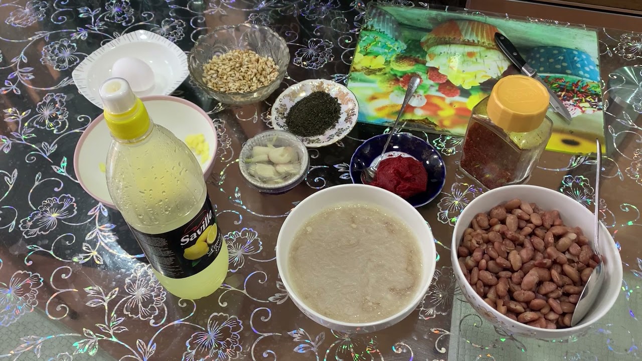 Qirmizi lobya supunun hazirlanmasi