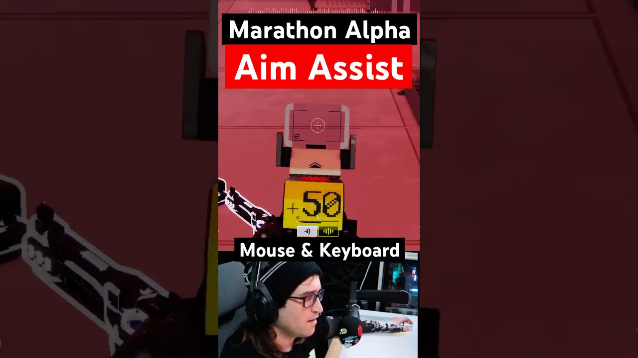 MARATHON AIM ASSIST ON MNK? #marathonalpha #marathon #bungie