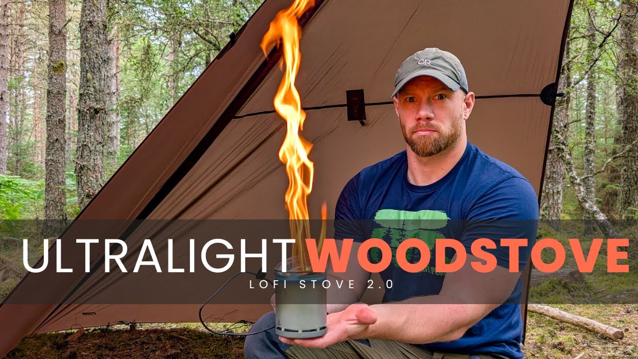 Battery Powered Ultralight Titanium Backpacking Woodstove - The LOFI Stove 2.0!