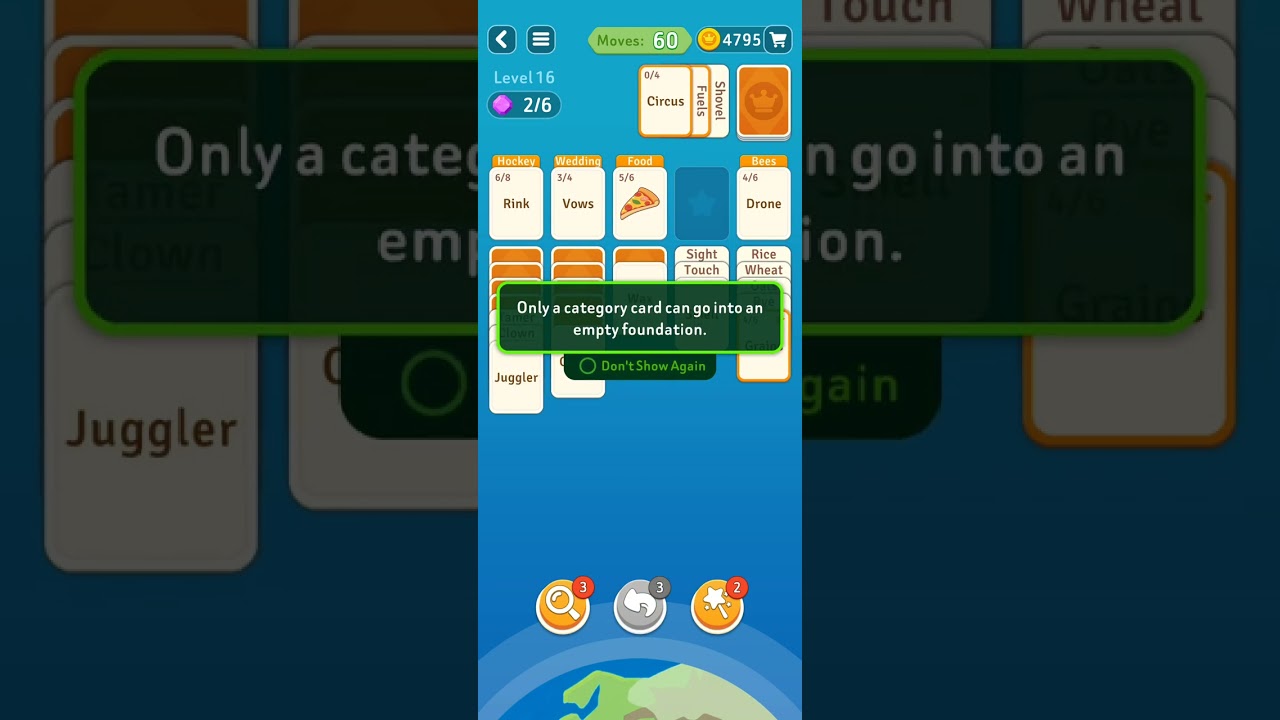 Solitaire word fun level 16
