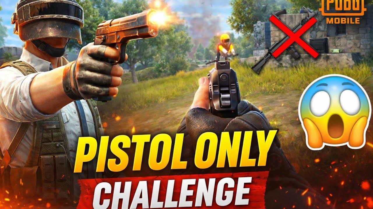 Pistol only challenge in pubg Gameplay seru