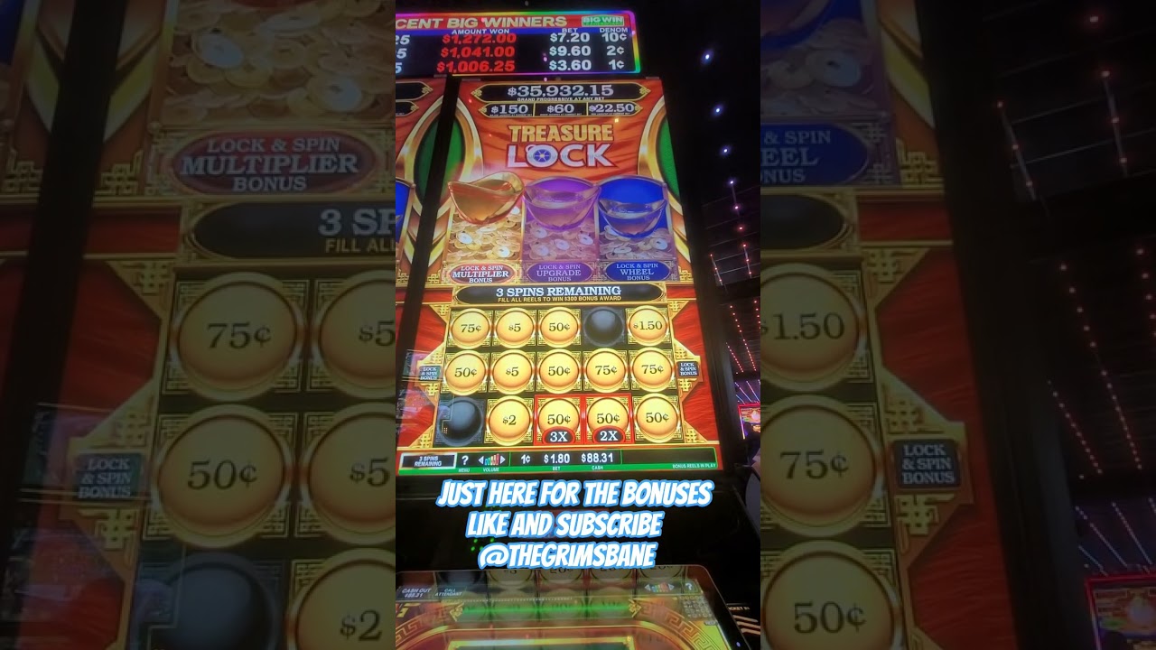 Treasure Lock #holdandspin #lowroller #slot #lowrollerslots #bonus #bonusspin #hardrocktampa
