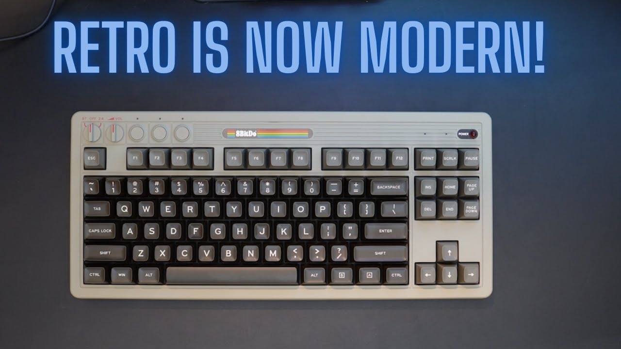 Эта ретро-механическая клавиатура 8bitdo — настоящая классика!