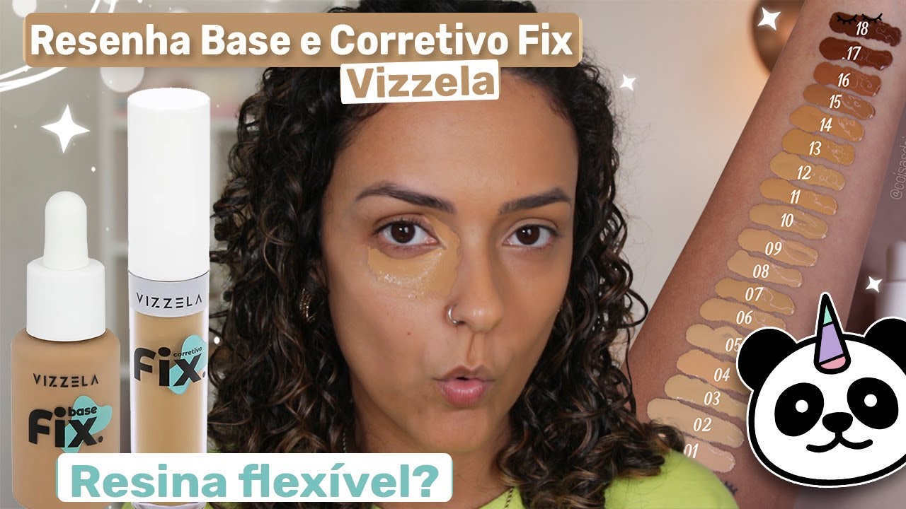 Lançamento Vizzela - Testando Base e Corretivo FIX