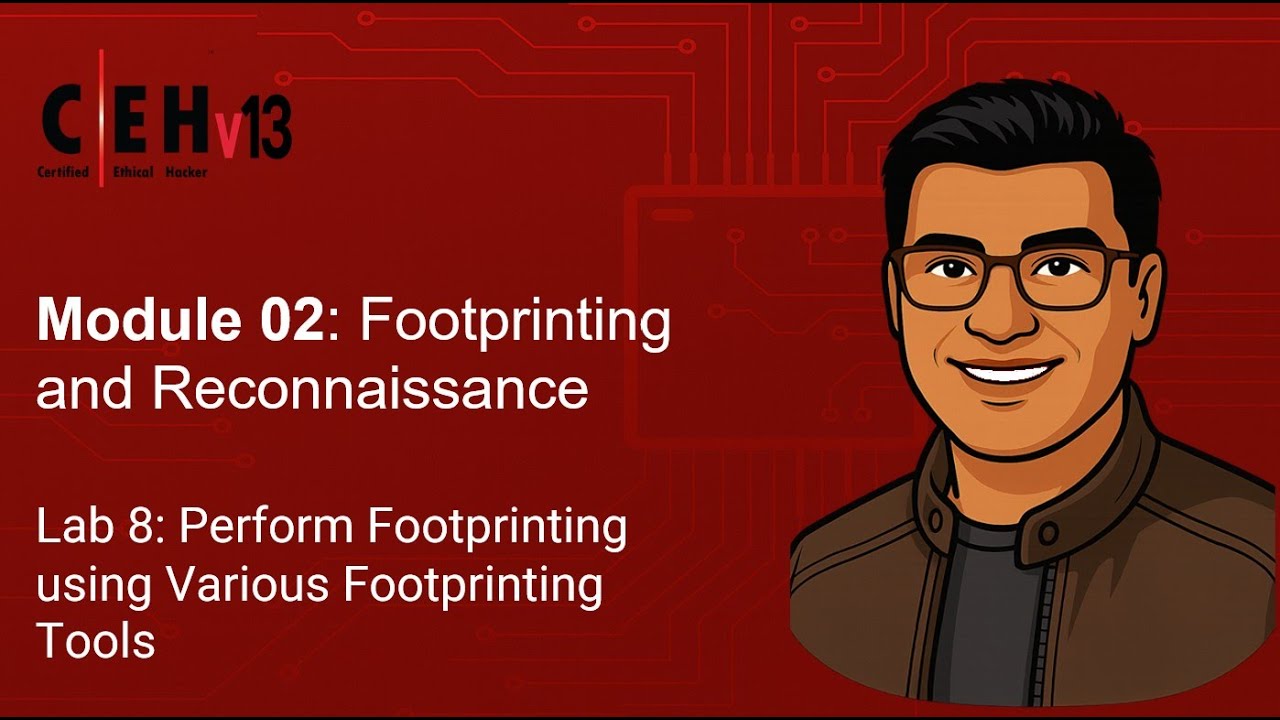 Модуль 02 — Лабораторная работа 8: Выполнение футпринтинга с использованием различных футпринтов