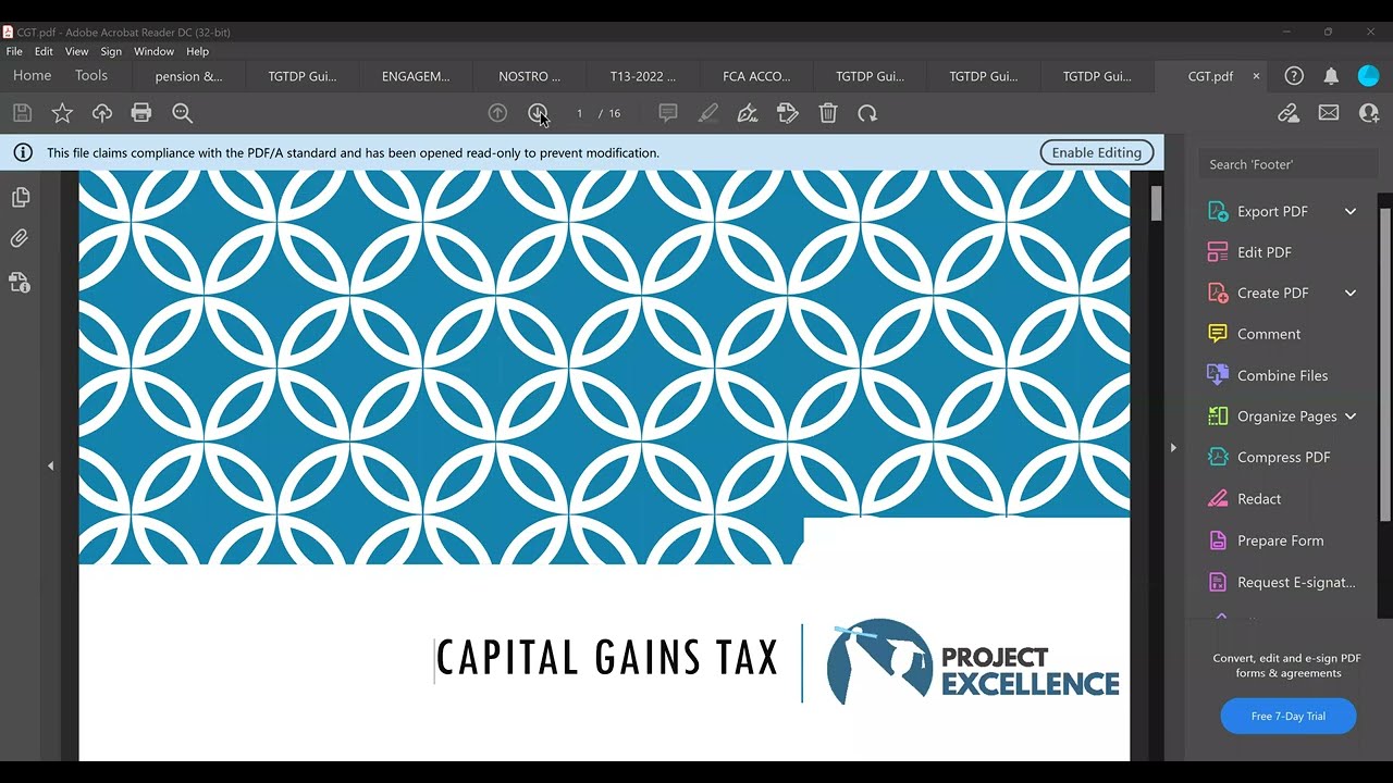 Capital Gains Tax Summary