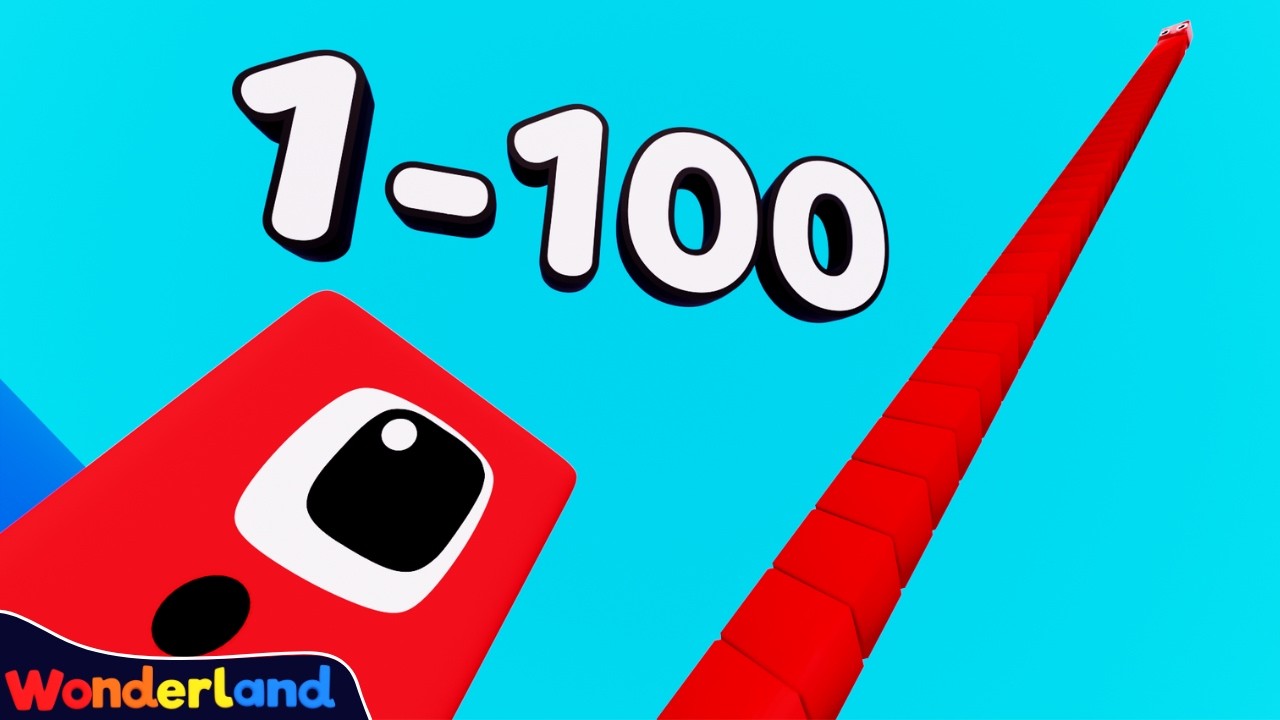 Страна чудес: Насколько высока? | Достигните Луны | От 1 до 100 | Научитесь считать