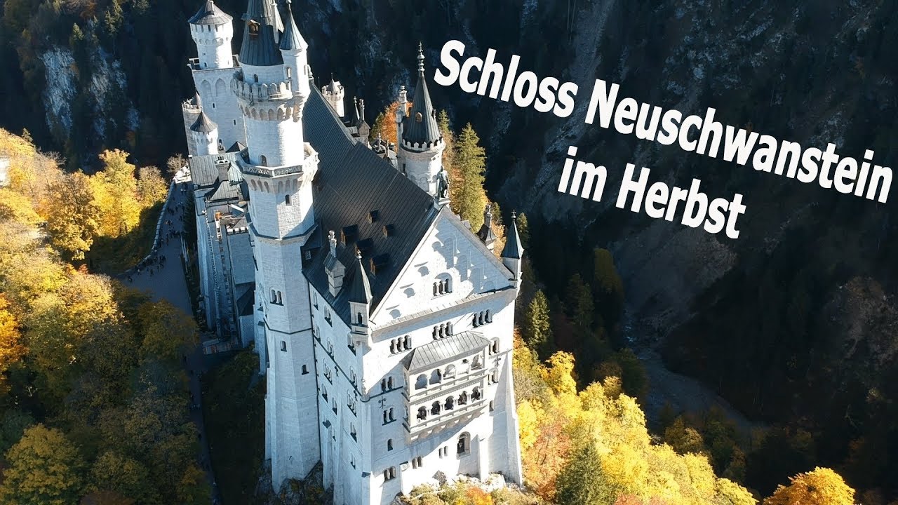 Ausflug zum Schloss Neuschwanstein (Hohenschwangau) mit der Drohne DJI Spark