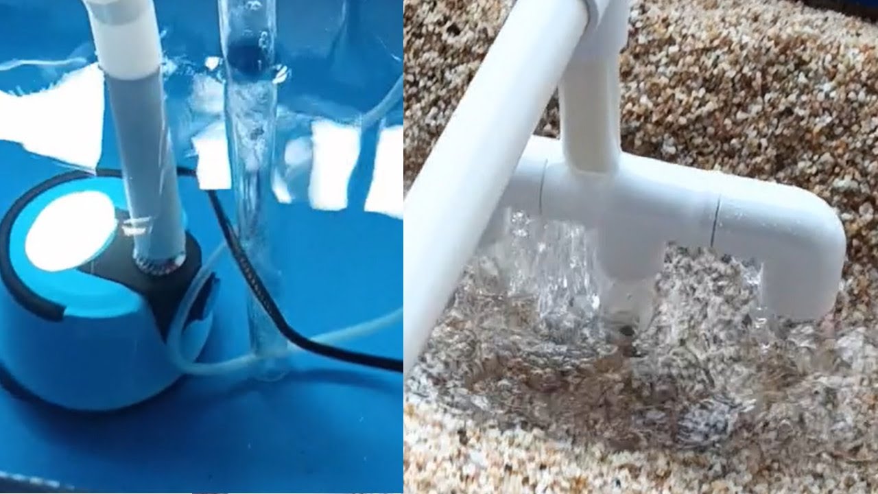 陽台 iAVs 硅沙魚菜共生（1）：測試將氣舉泵和水泵並用，看水被沙床過濾後的走勢
