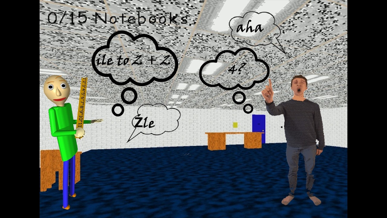 Baldi rzuca monetą czy zdam XD baldi #1