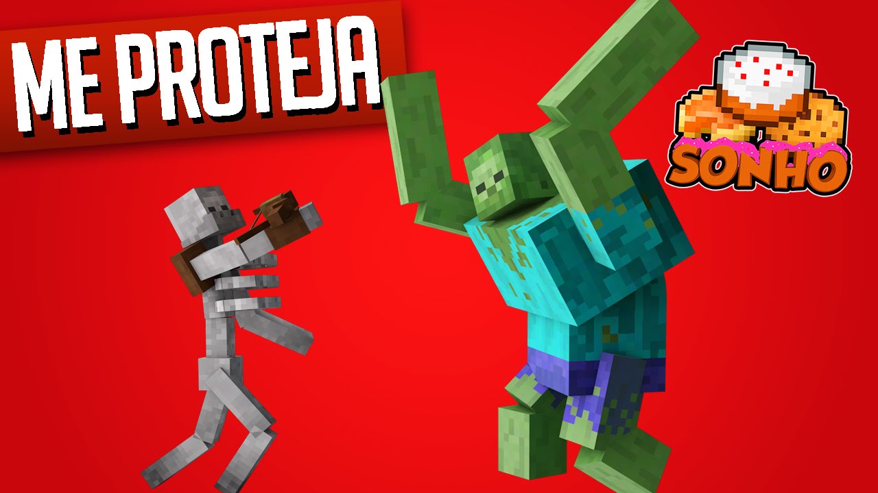 Minecraft : O Sonho! #98 - Me proteja!