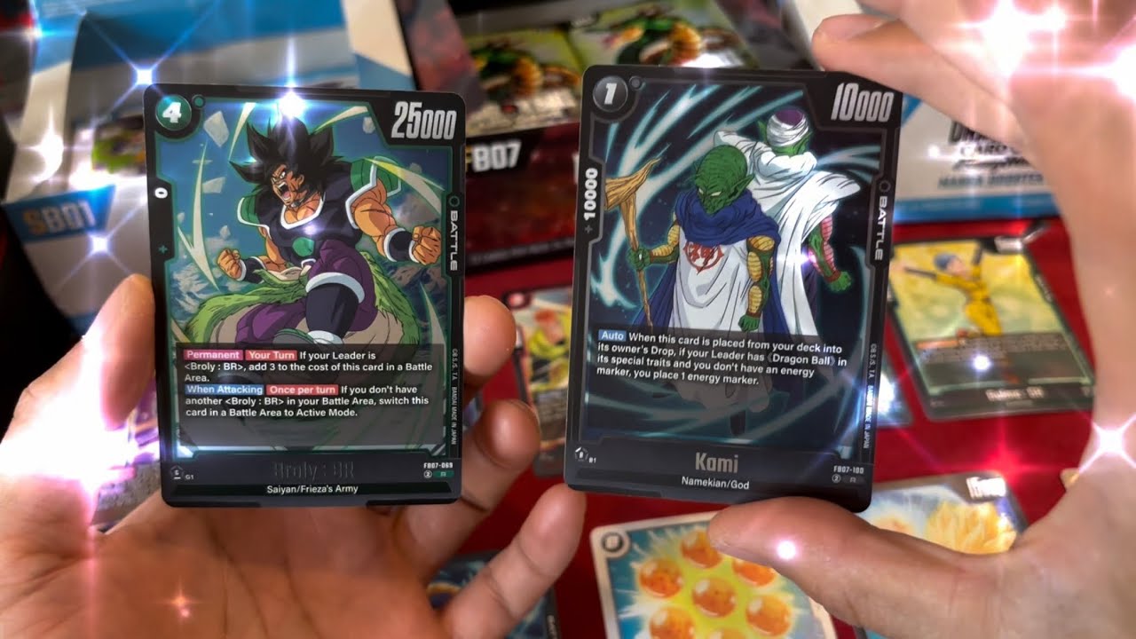 FB07 Booster Pack Opening – Rare Kami (Black) & Broly: BR (Green) Pulls | Fusion World TCG