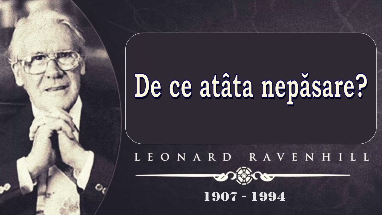 De ce atâta nepăsare?