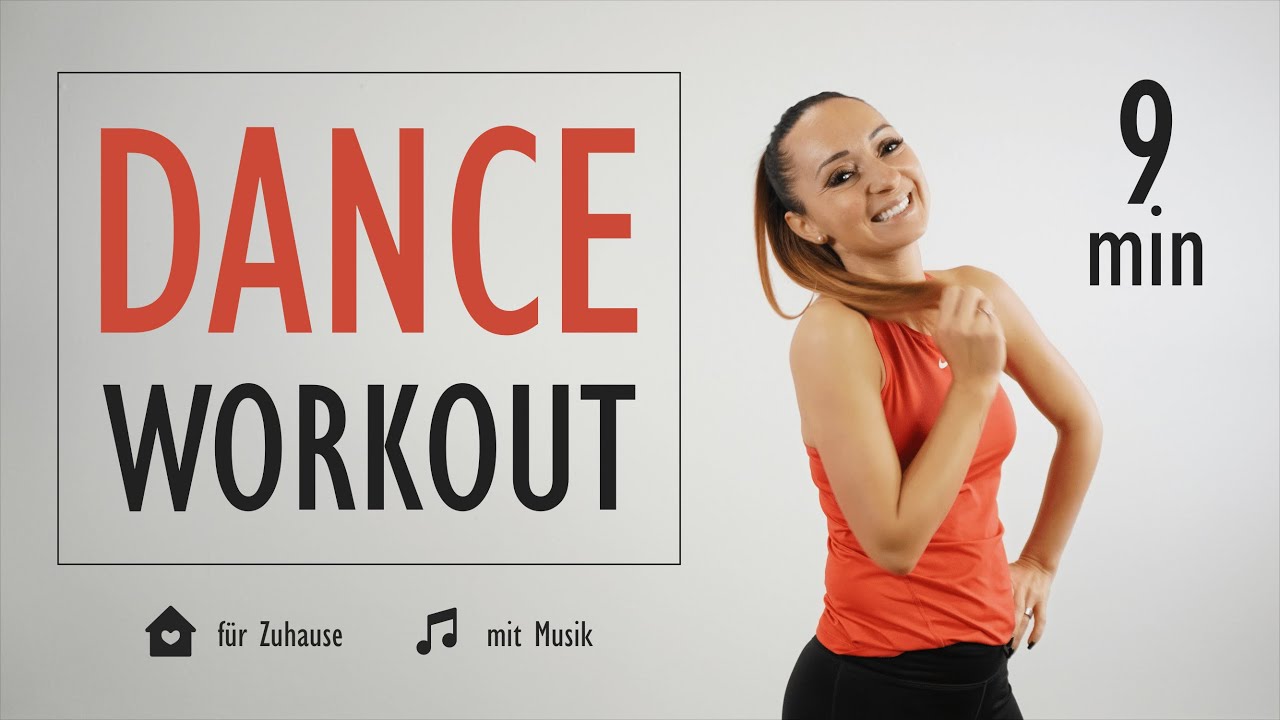 9 MIN DANCE WORKOUT f&uuml;r Zuhause / einfach / mit Musik | Katja Seifried