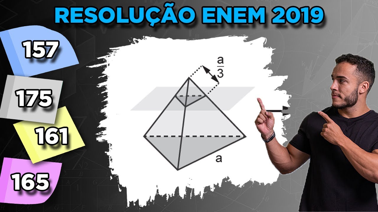 ⚫ Questão 157 - Caderno Azul | Geometria Espacial | MATEMÁTICA ENEM 2019