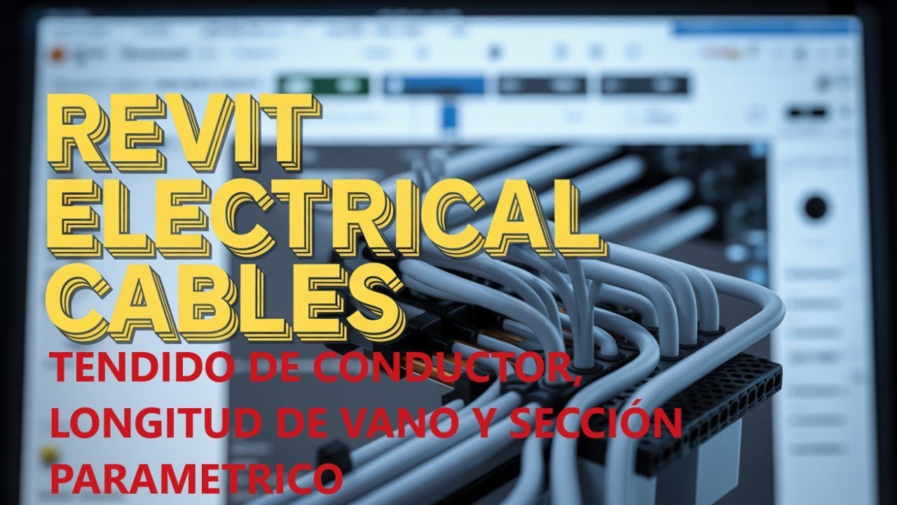 ¡Aprende a crear conductores eléctricos en minutos! | Cables en Revit: Longitud de vano, sección