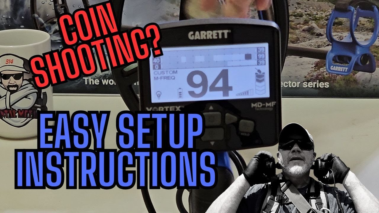 Garrett Vortex VX9 Coin Setup Made Easy - For Beginners!