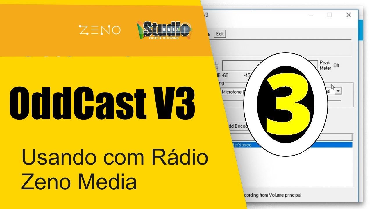 Como Transmitir Áudio do PC Usando OddcastV3 e Rádio Zeno