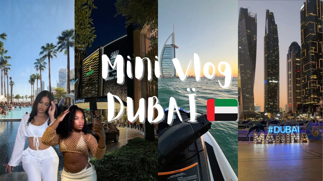 VLOG : Dubaï shit 🇦🇪 Birthday Trip sur un coup de tête | Jetski,Yacht,beach club,restau & déj raté 