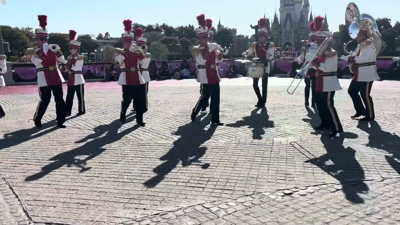 ディズニーランドバンド　スティックを落としても奏で続けるスネアドラムお兄さん　　#ディズニーランドバンド#スネアドラムお兄さん