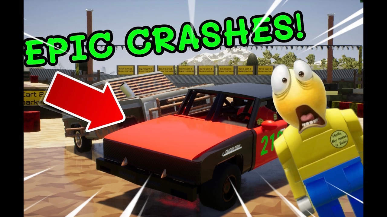 Lego Derby Results in EPIC CRASHES in Brick Rigs! (Compilation)