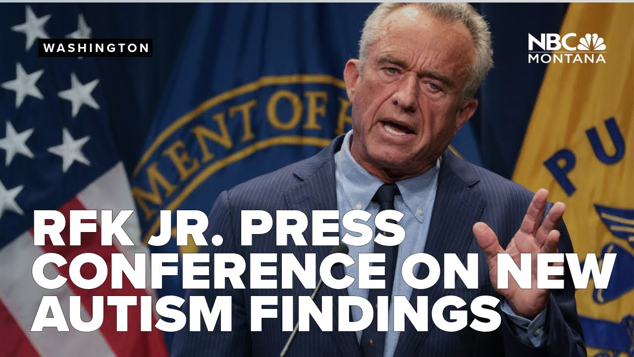 FULL PRESS CONFERENCE: Robert F. Kennedy Jr.’s press conference on new Autism findings from the CDC