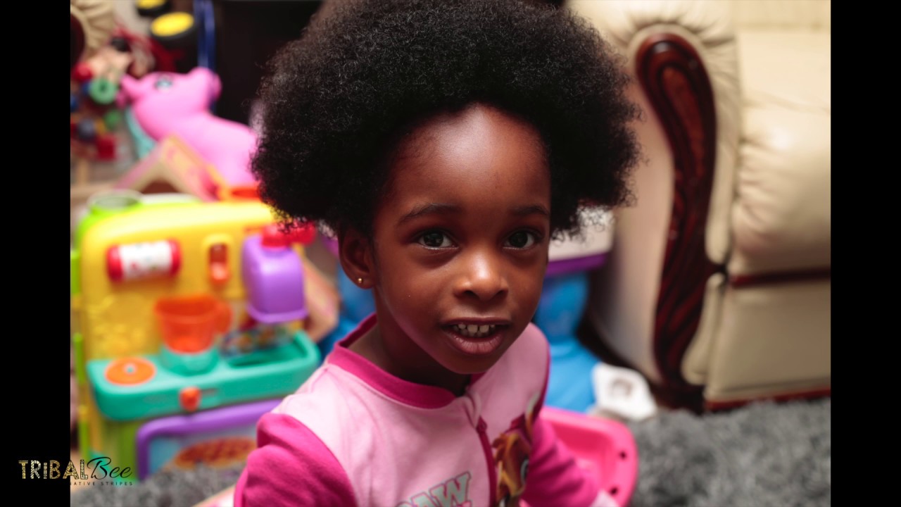 Natural hair kids - products used after wash on curly natural hair| Kids Natural Hair Care