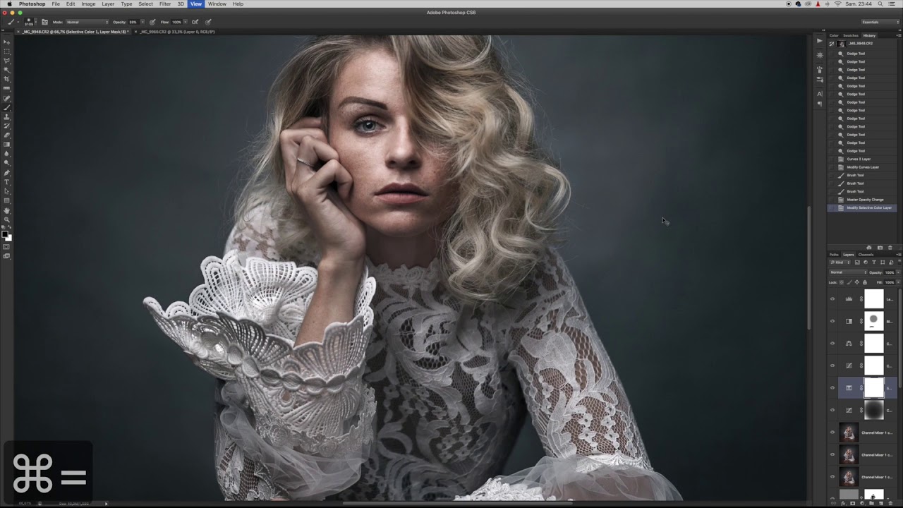 FINE ART PORTRAIT SPEED EDITING PHOTOGRAPHY