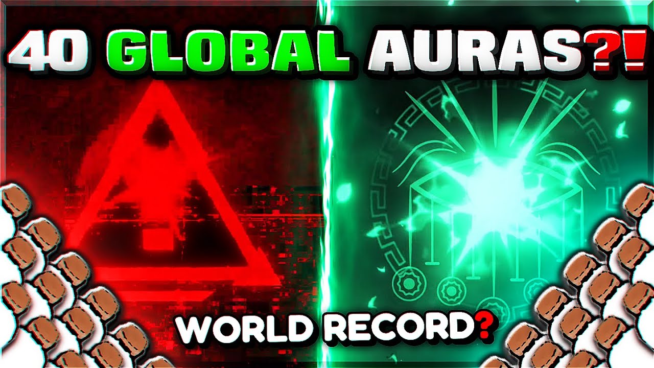 I ROLLED 40 GLOBAL AURAS AT ONCE... | Sol's RNG