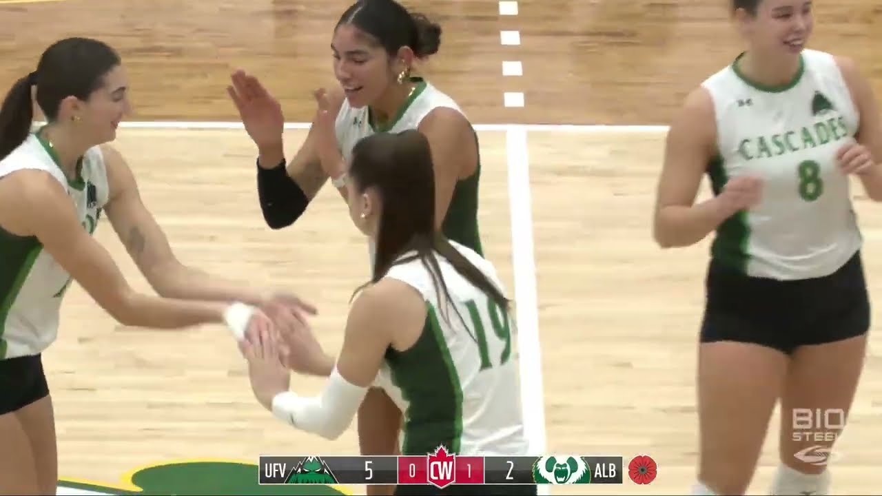 Highlights: UFV Cascades WVB vs Alberta - Nov 8, 2025