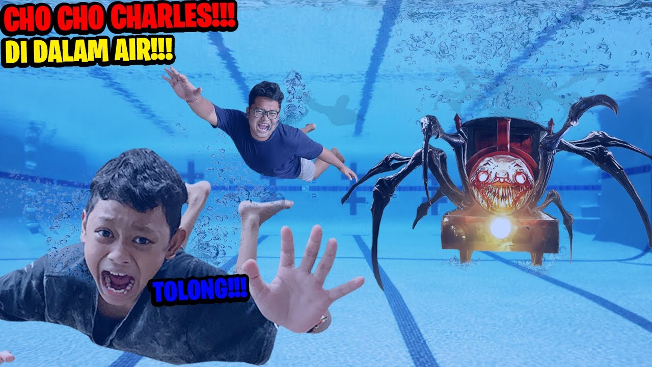 KITA DIKEJAR KERETA CHO CHO CHARLES SAMPAI KE DALAM KOLAM!!! APAPUN YG TERJADI KITA HARUS KABUR!!!
