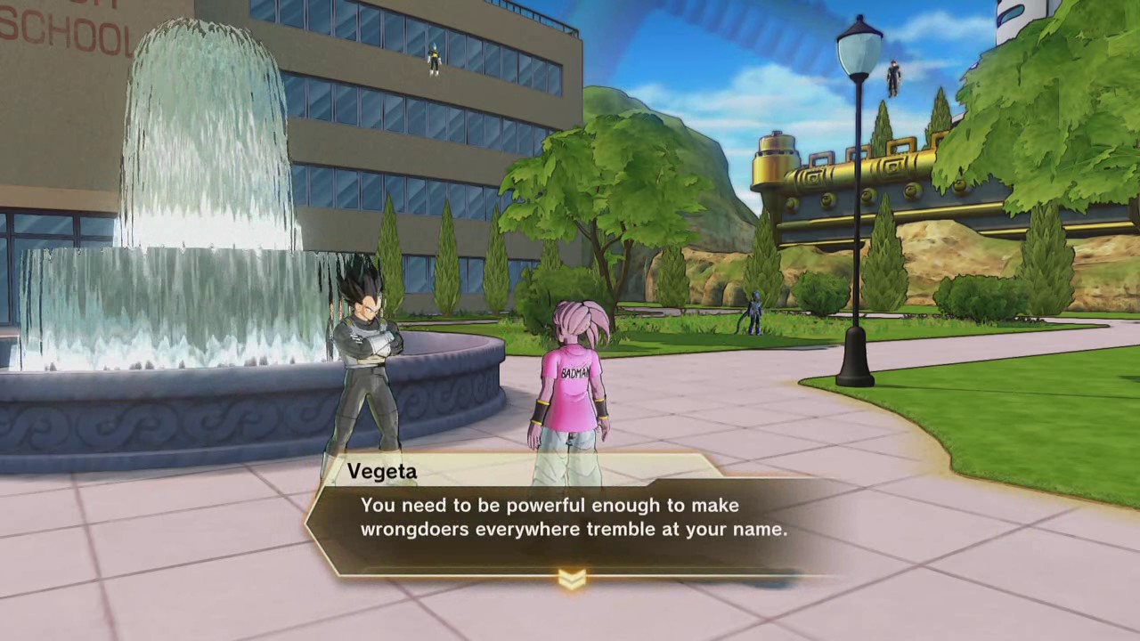 Funny BADMAN shirt Easter Egg ! Hidden Vegeta Mentor Interactions - Dragon Ball Xenoverse 2