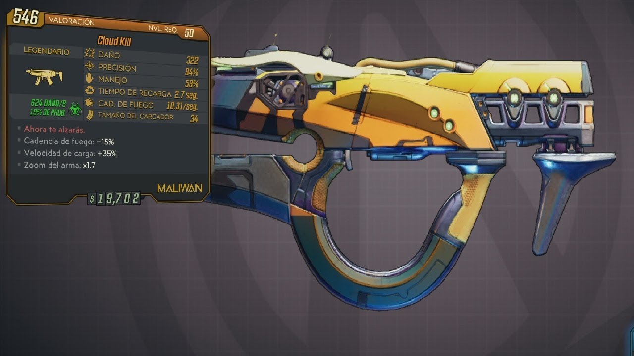 Borderlands 3 Guía de armas legendarias Could kill ``Ahora te alzaras´´