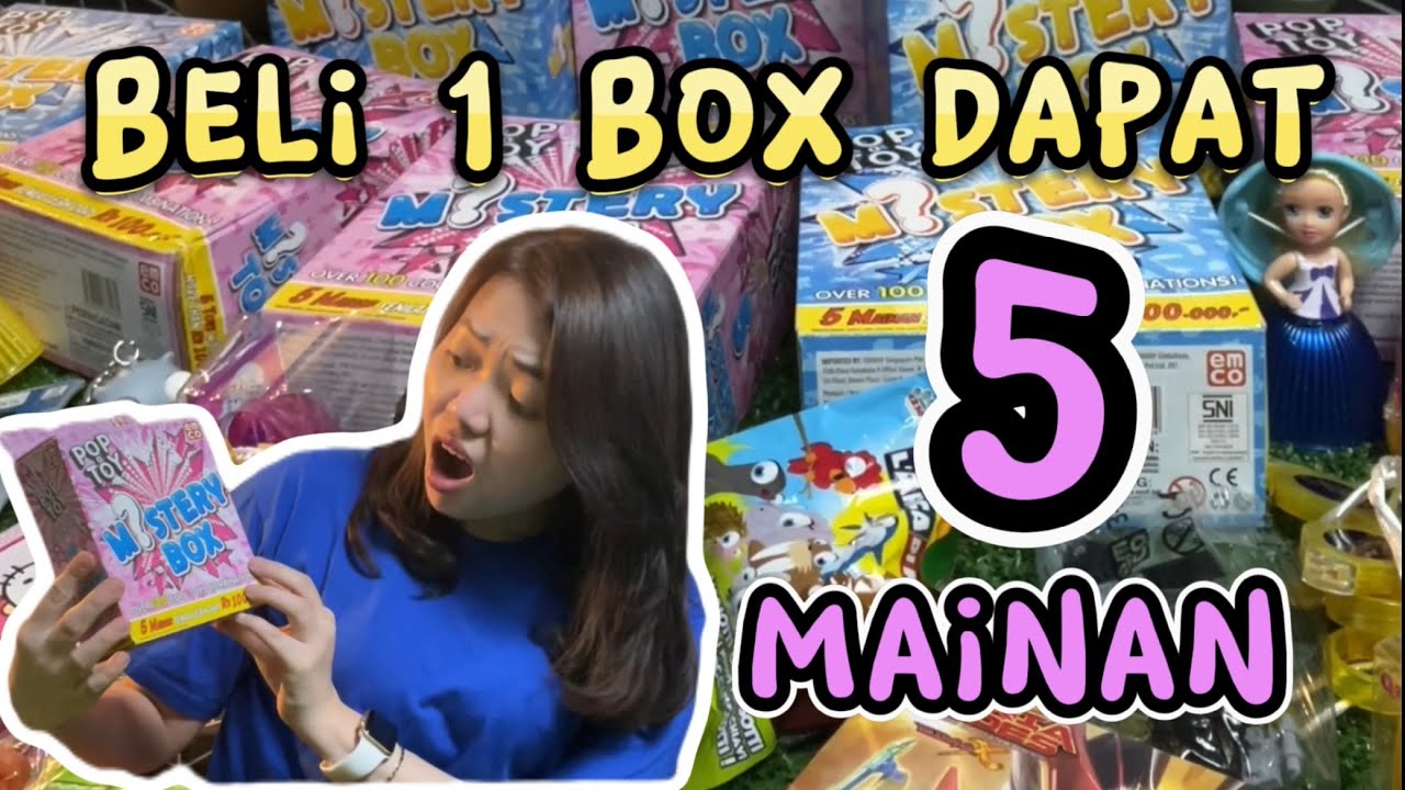 Beli Misteri Box dapat banyak mainan