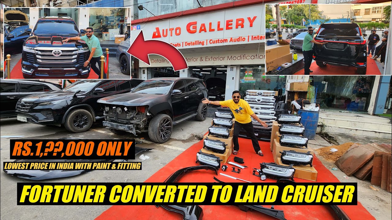 Fortuner Converted to 2025 New LAND CRUISER | सिर्फ Rs.1,??,000/- मे ✅ | Auto Gallery